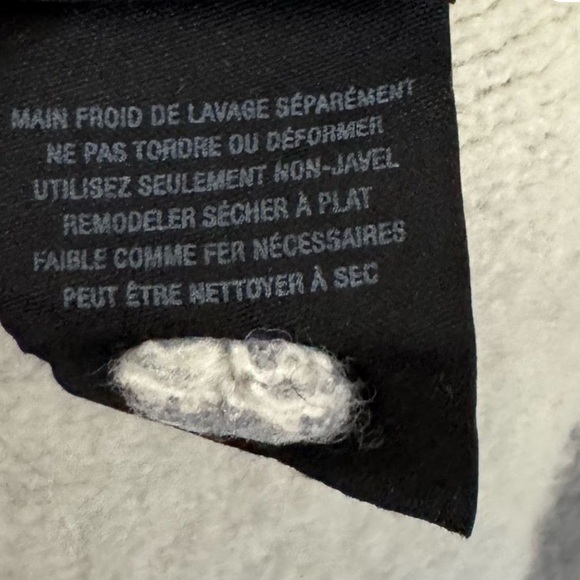 Anthropologie | Cherohala Gray and White Moto Wool Blend Jacket Sweater XL - Picture 10 of 11